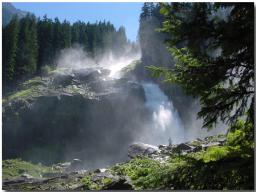 Stunning waterfalls at Krimml